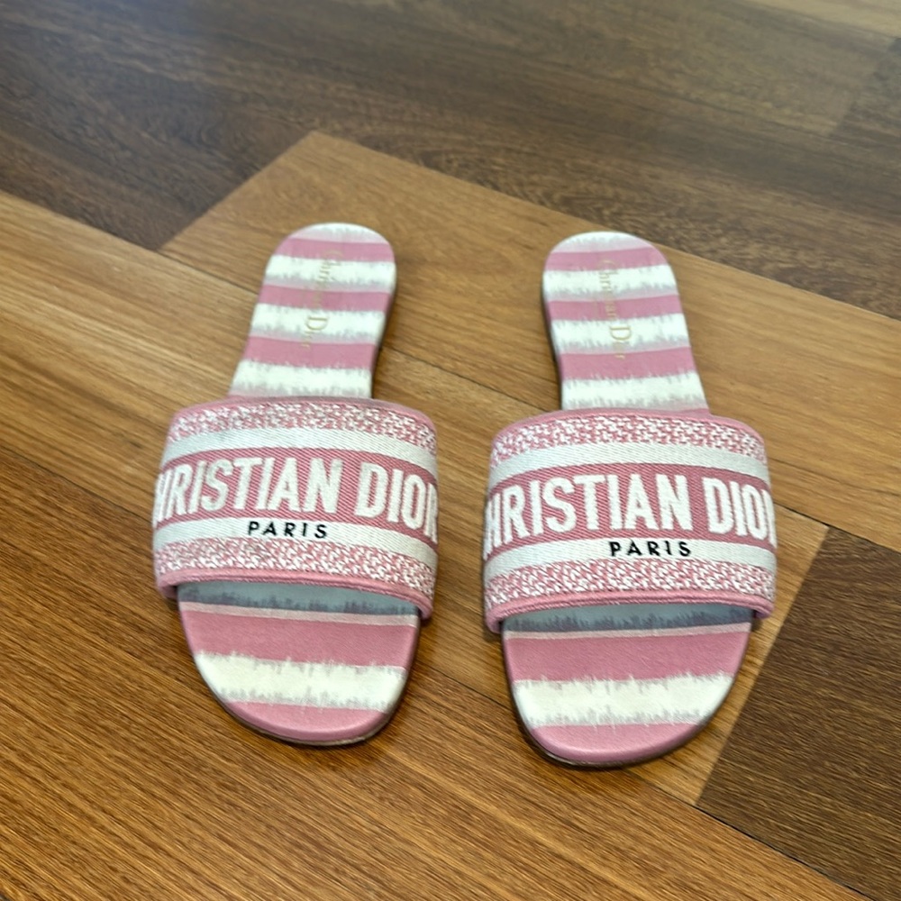 Pink Dior Sandals
